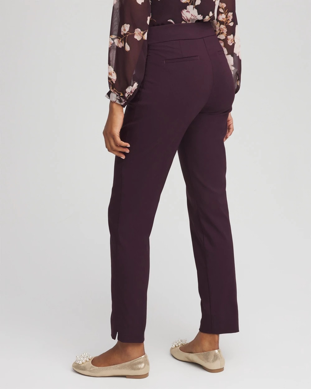 Brigitte™ Slim Pull-On Ankle Pants