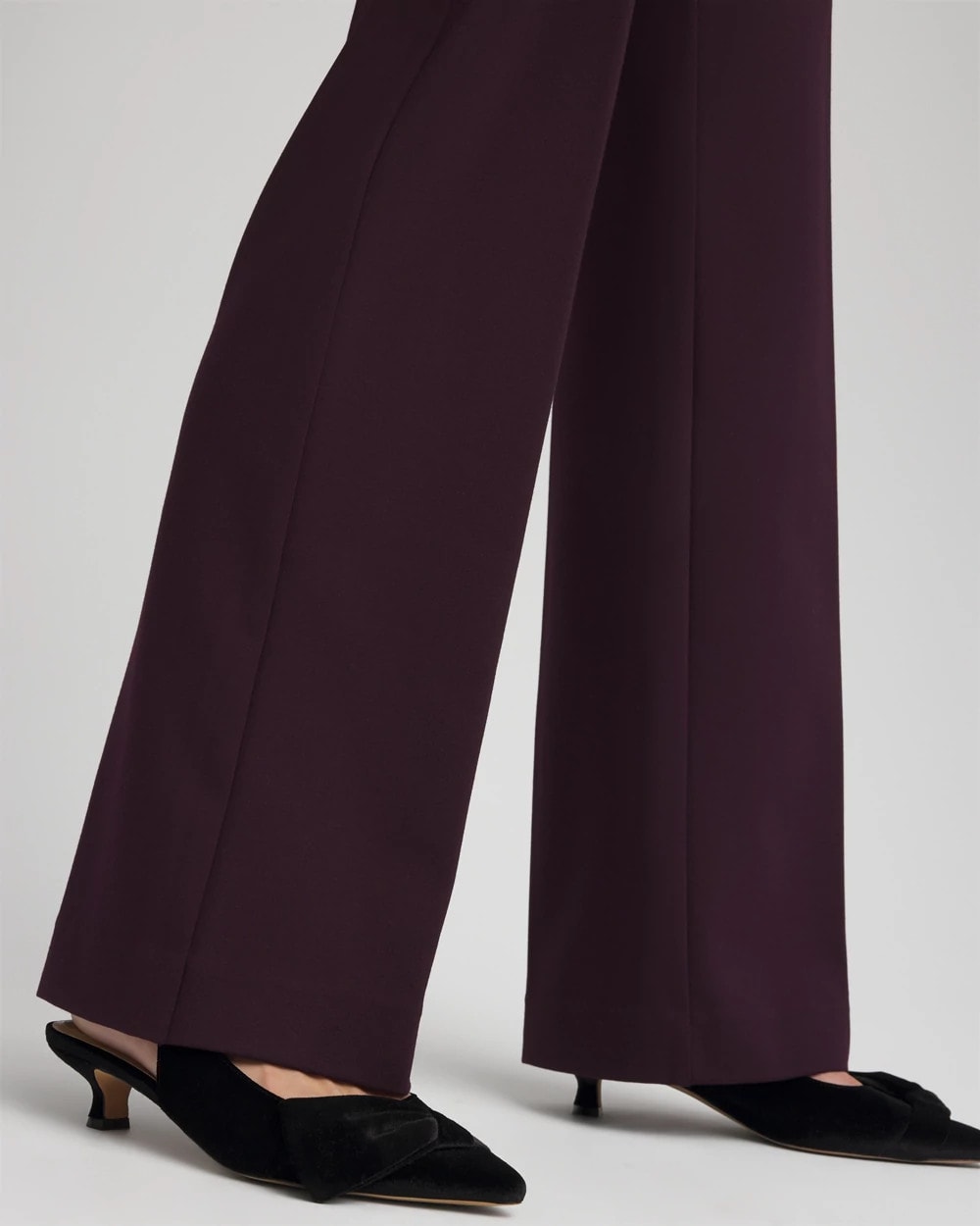 Emme Wide-Leg Trouser Ponte Pants