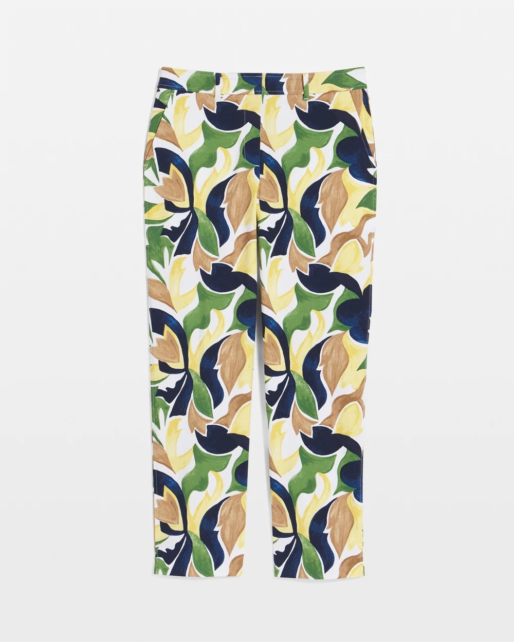 Emme Straight Mod Cropped Pants
