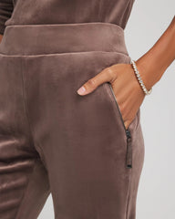 Zenergy® Velour Tapered Ankle Pants