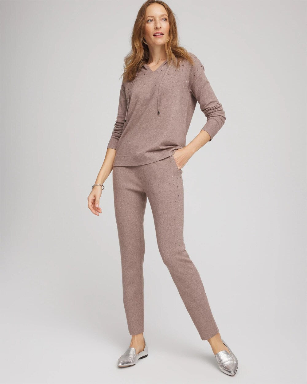 Zenergy® Luxe Rhinestone Ankle Pants