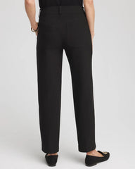 Bi-Stretch Straight Ankle Pants