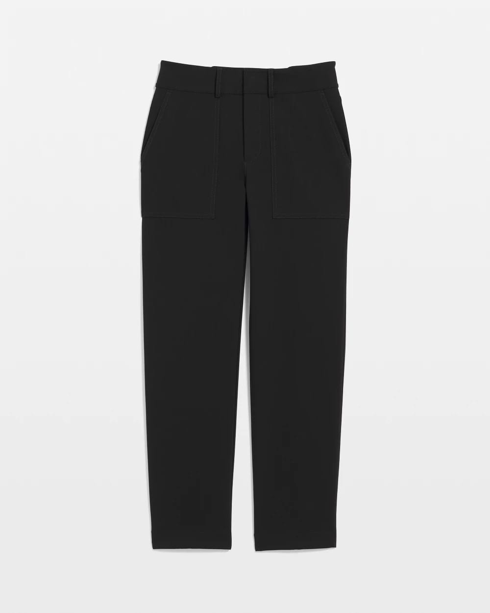 Bi-Stretch Straight Ankle Pants