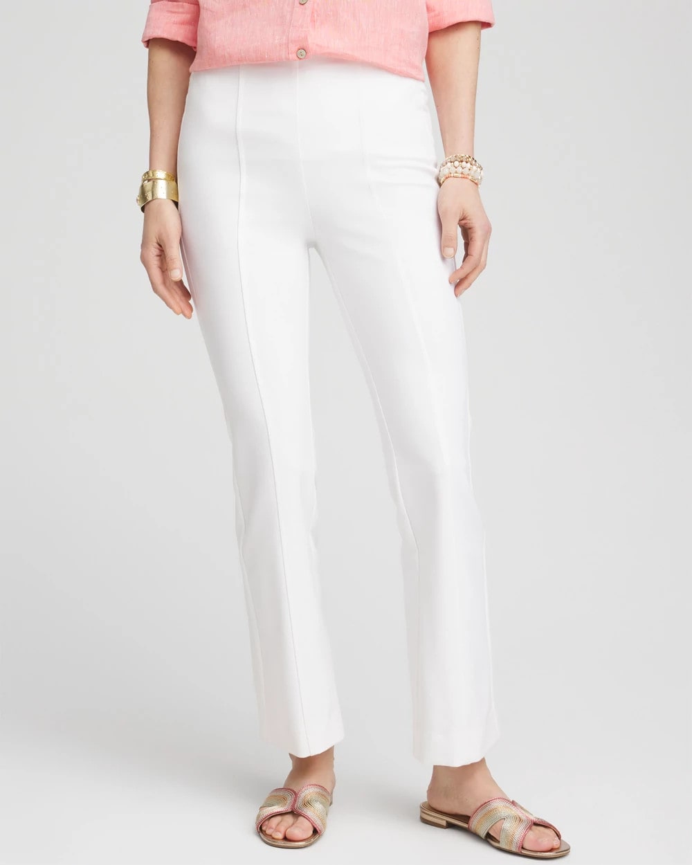 Lightweight Juliet Flared Ankle Pants