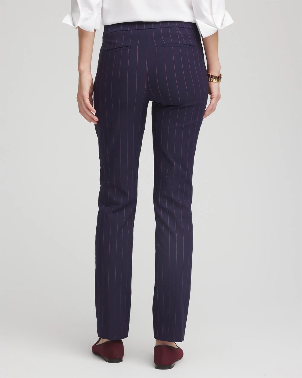 Shadow Stripe Brigitte™ Slim Pull-On Pants