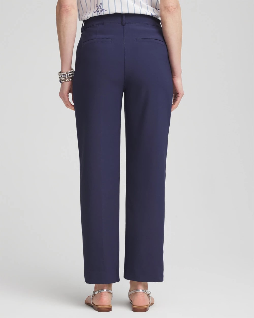 Fly Front Ankle Pants