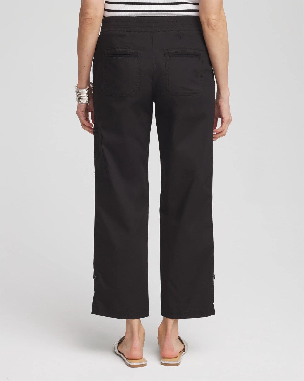 Poplin Cropped Pants