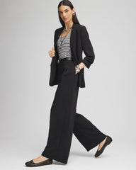 Crepe Pleated Relaxed Pants