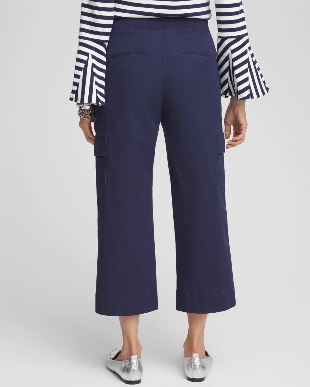 Cargo Straight Leg Cropped Pants