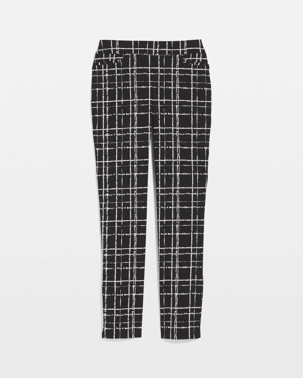 Brigitte Plaid Slim Ankle Pants
