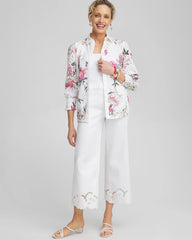Cotton Sateen Cut Work Crops