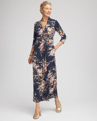 Knit Pleated Maxi Dress
