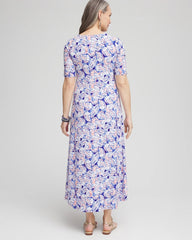 Ruched Jersey Midi Dress