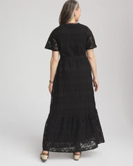 Crochet-Lace Maxi Dress