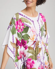 Island Cinch-Waist Kaftan Dress