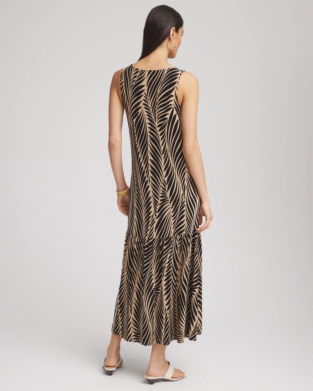 Travelers™ Palm-Frond-Motif Dress