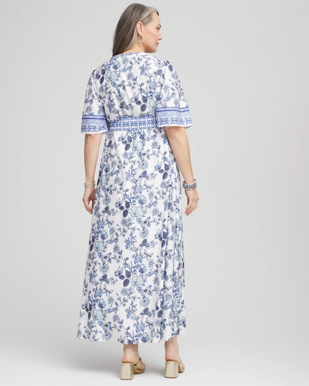 Surplice Matte Satin Maxi Dress