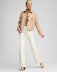 Embroidered Wool Chore Jacket