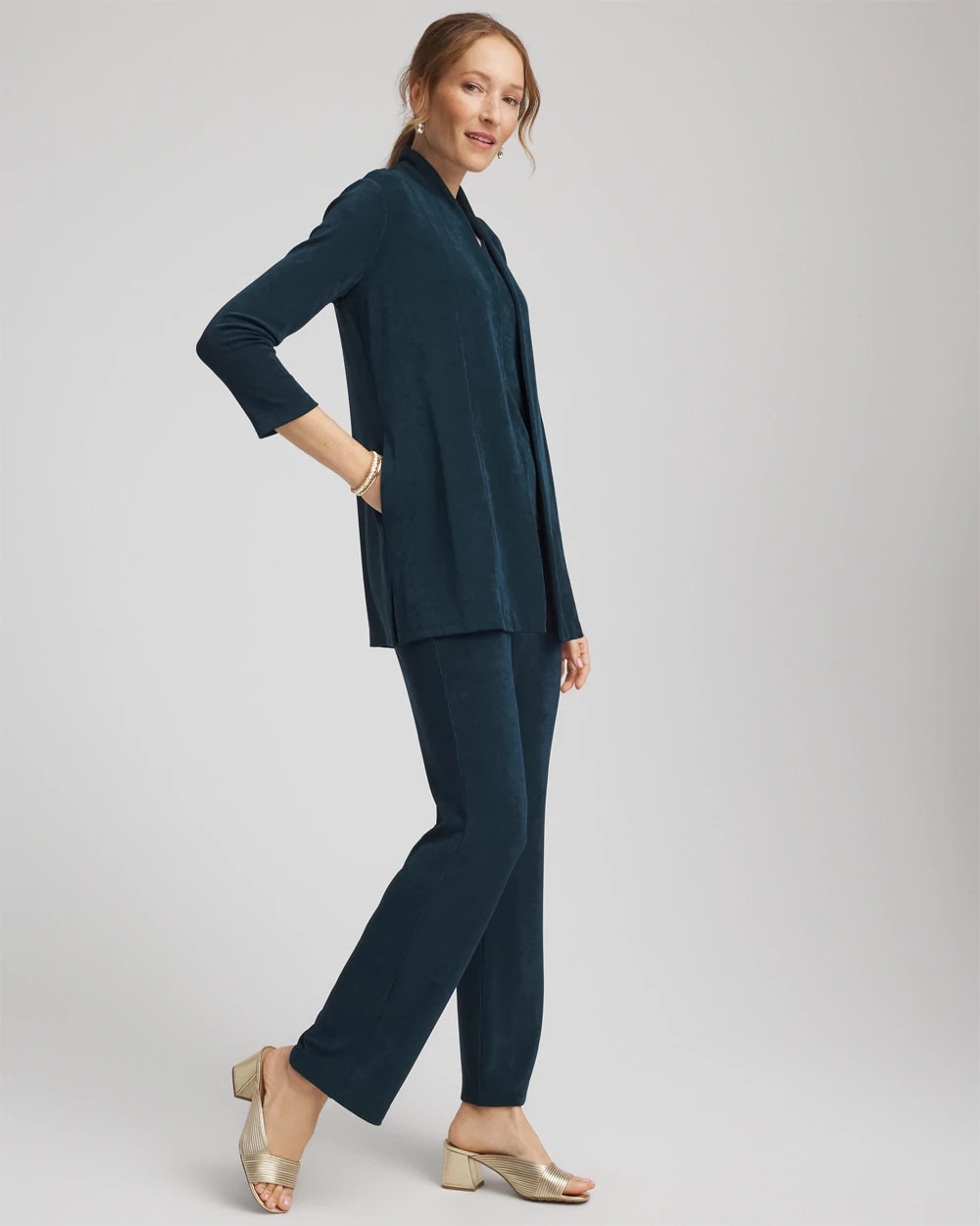 Travelers™ Long Knit Jacket