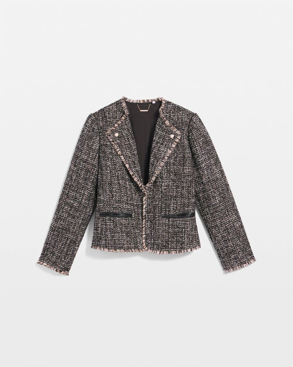 Tweed Mix Moto Jacket