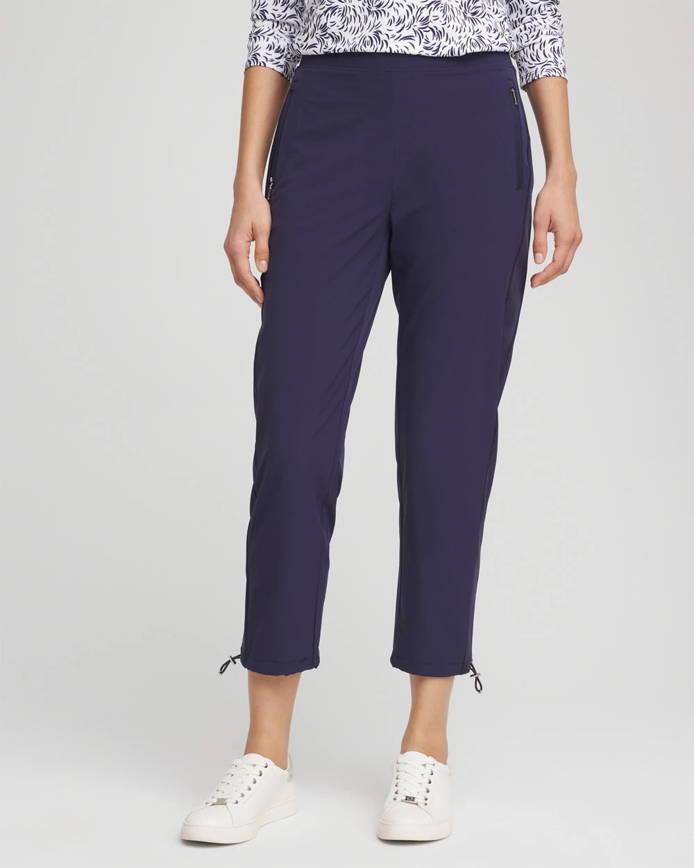 Zenergy® UPF Rib Mix Cropped Pants
