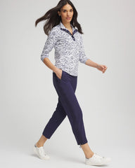 Zenergy® UPF Rib Mix Cropped Pants