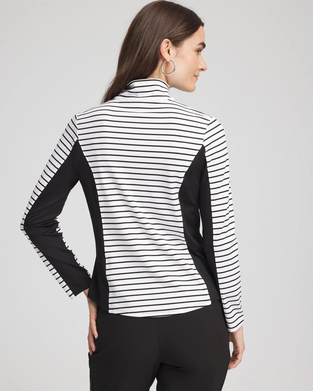 Zenergy® UPF Striped Block Half Zip
