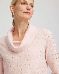 Zenergy® Luxe Diamante Cowlneck Tunic