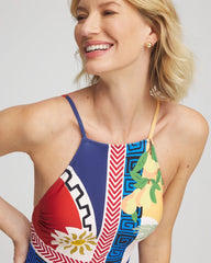 Gottex Positano High-Neck One-Piece Swimsuit
