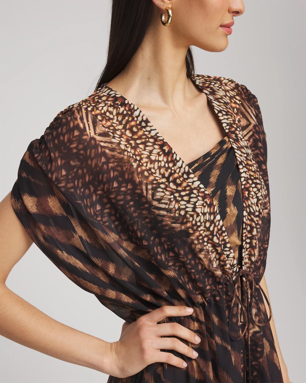 Miraclesuit® Raya De Safari Kimono Cover-Up