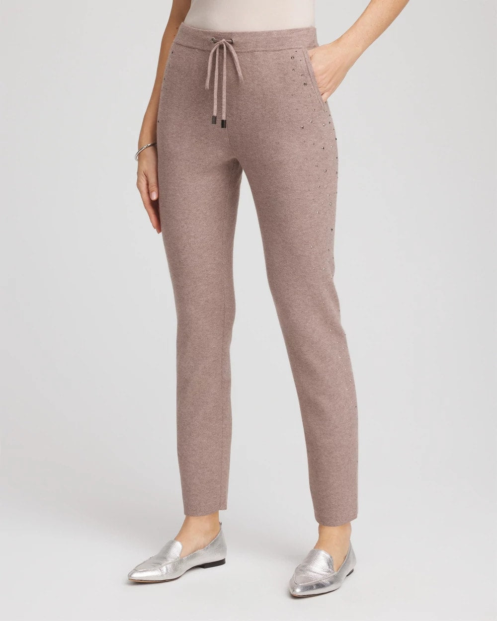 Zenergy® Luxe Rhinestone Ankle Pants