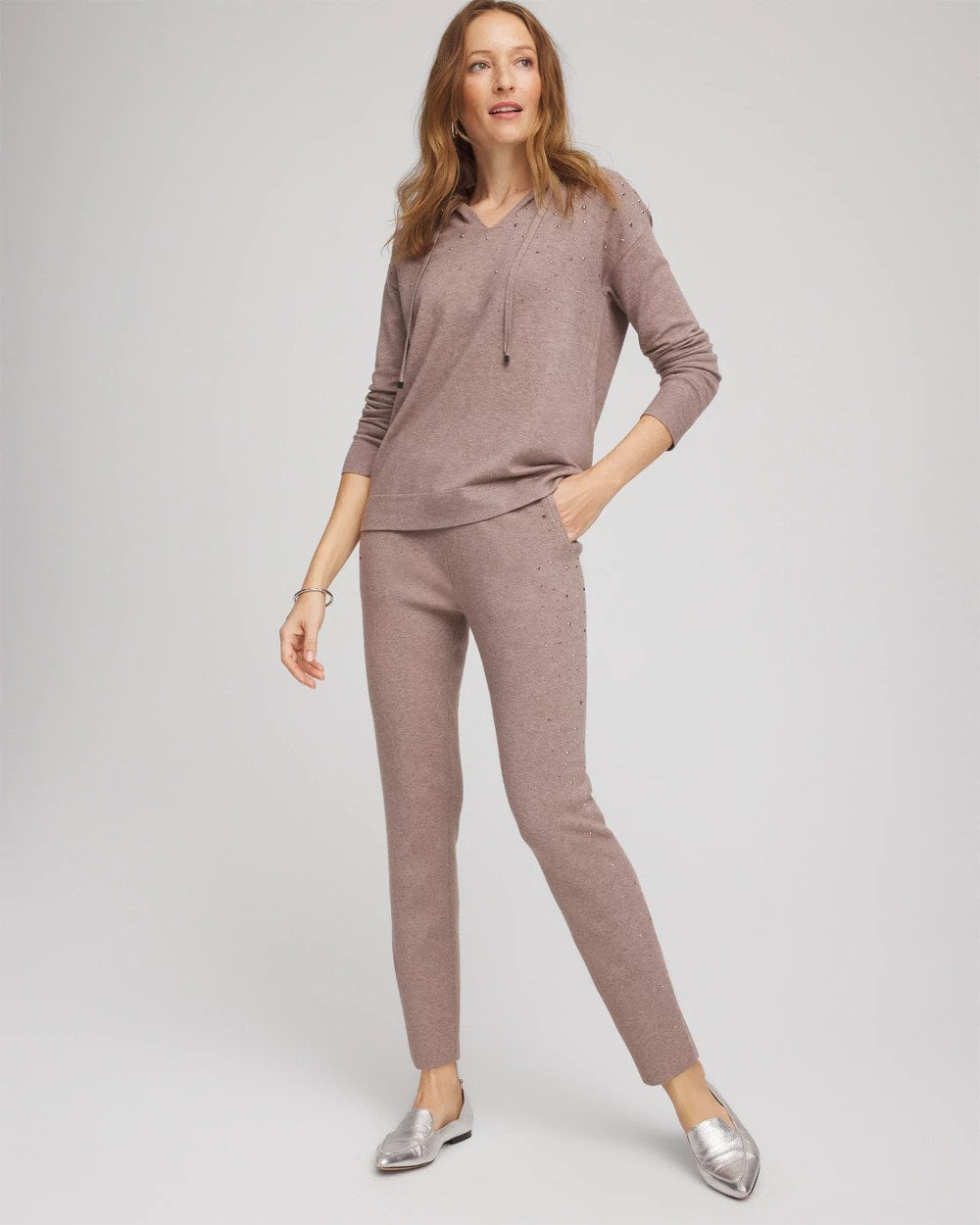 Zenergy® Luxe Rhinestone Ankle Pants