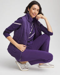 Zenergy® Reversible Velvet Puffer Vest