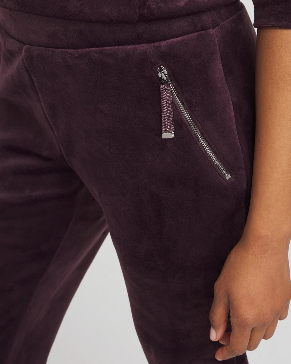 Zenergy® Velour Tapered Ankle Pants