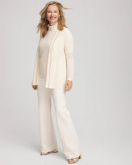 Cashmere Pearl-Trim Cardigan