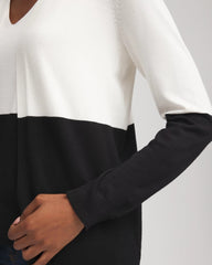 Ella Colorblock Long-Sleeve Cardigan