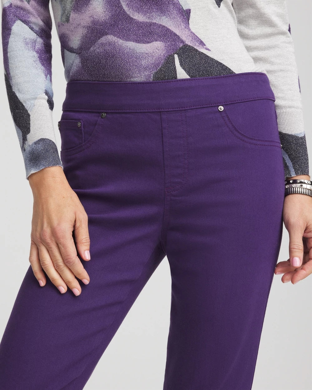 Modern Pull-On Ankle Jeggings