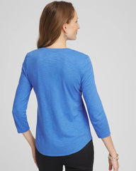 Slub 3/4 Sleeve Tee