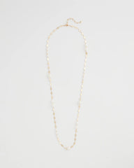 Pearl and Link Necklace