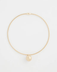 Gold Bead Collar Necklace
