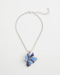 Blue Flower Pendant