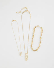 Convertible Three-Strand Pendant Necklace