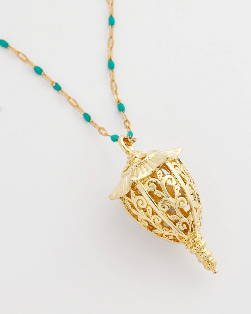 Lantern Pendant Necklace
