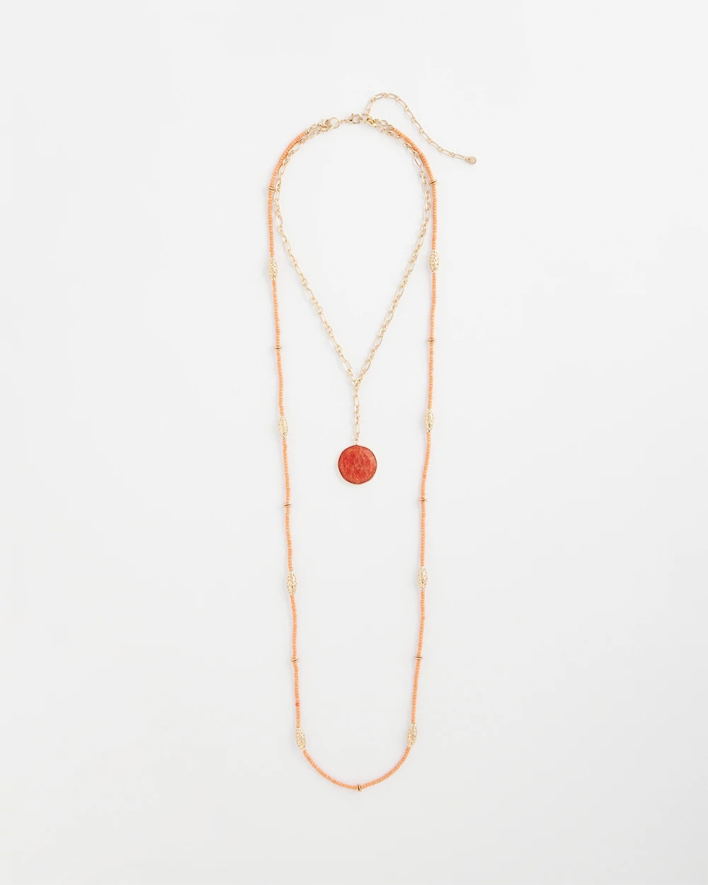 Convertible Beaded Pendant Necklace