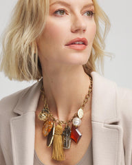 Charm & Stone Short Necklace