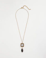Clock Pendant Necklace