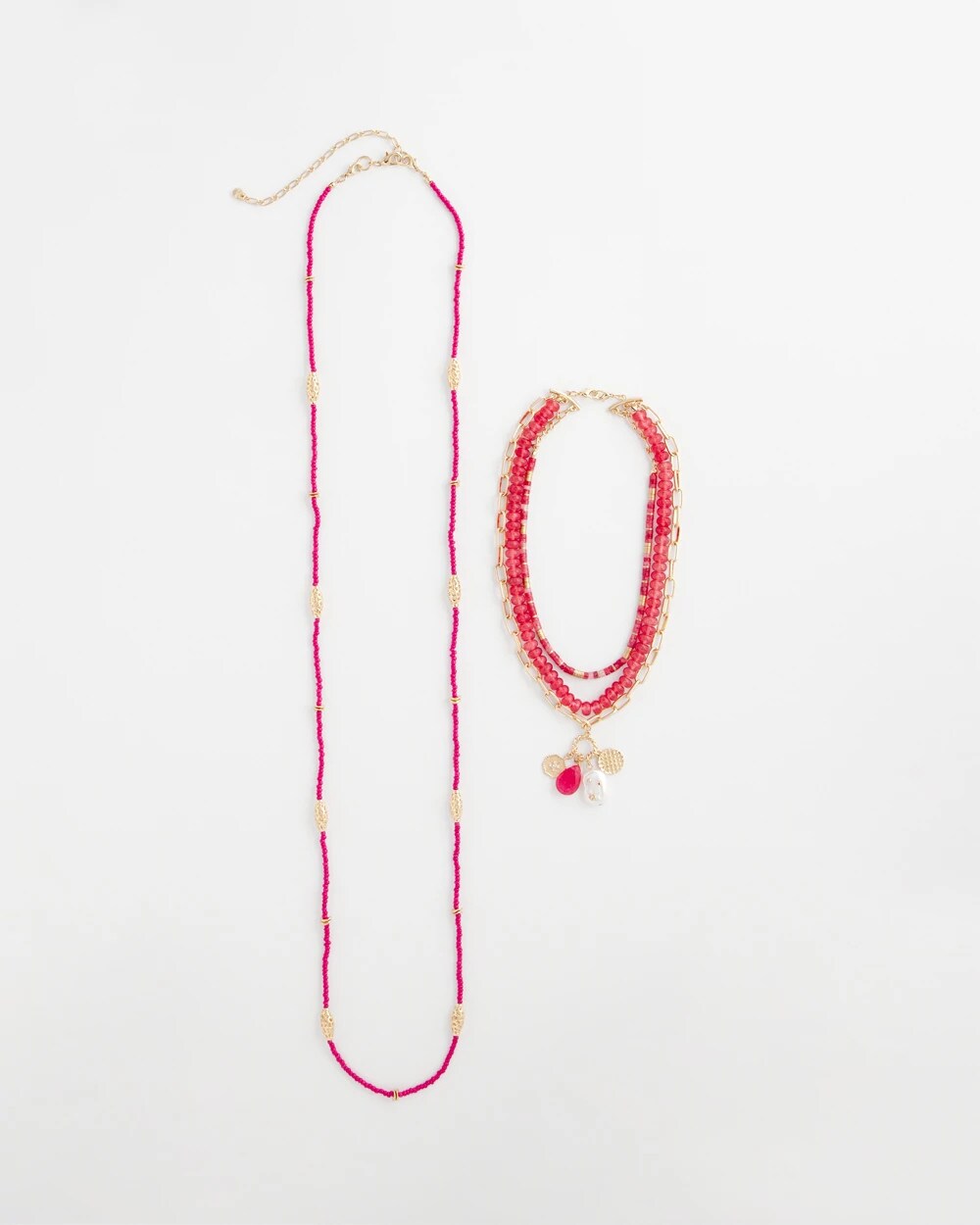 Convertible Beaded Pendant Necklace