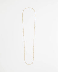 Fine Crystal Long Chain Necklace