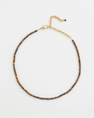 Genuine Tiger's Eye Stone Necklace