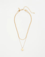 Goldtone Convertible Pendant Necklace